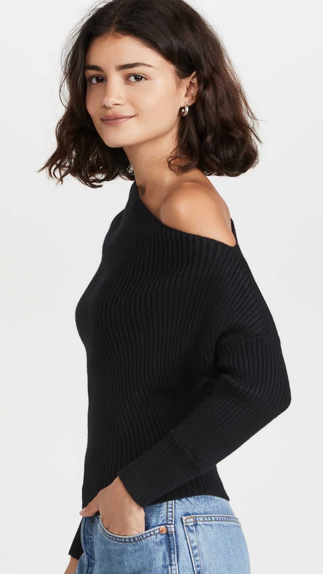 Line and Dot Blair Off Shoulder Sweater Sable Boutique