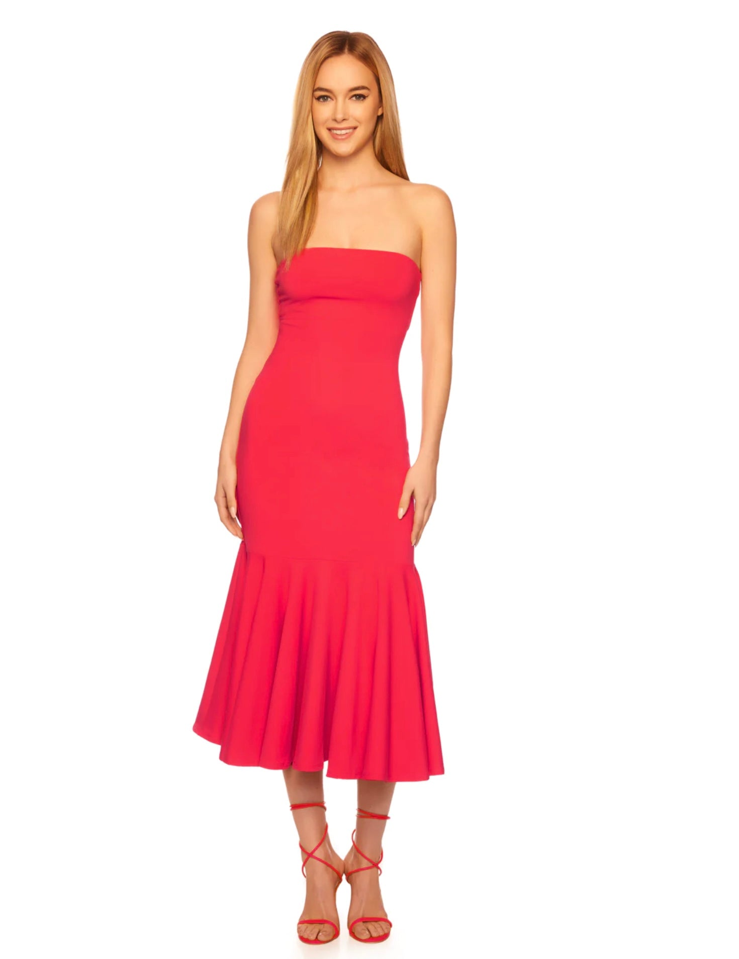 Susana monaco outlet ruffle dress